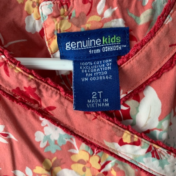 Oshkosh Kids Eyelet Trim Dress size 2T - Picture 8 of 8